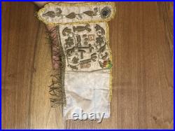 Ex Voto Instruments Of The Passion Religious Embroidery 19th Century