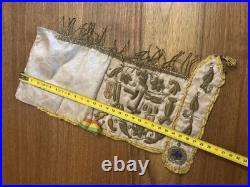 Ex Voto Instruments Of The Passion Religious Embroidery 19th Century