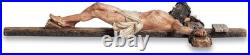 Extra-Large 20.75 Catholic Crucifix Wall Cross Hand-Painted Realism