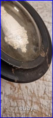 Extremelly rare Antique French meerschaum frame reliquary religious devotion