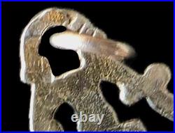 Fine Antique 19Th Century Silver Calvary Virgin Mary Jesus Pendant C 1875