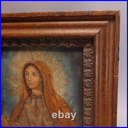 Framed Painting (Vintage), Christian Religious Icon of Saint Beatification