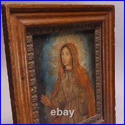 Framed Painting (Vintage), Christian Religious Icon of Saint Beatification