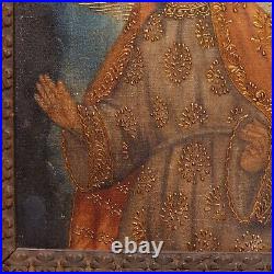 Framed Painting (Vintage), Christian Religious Icon of Saint Beatification