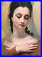 French-1830-s-Antique-Oil-Painting-of-St-Cecilia-Patroness-of-Music-01-zms