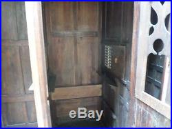 French Antique Religious Church Gothic Confessional 1800s