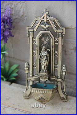 French' religious holy water font