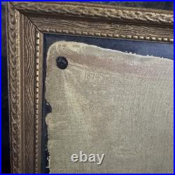 GABRIEL MAX Antique NY Litho St Veronica's Handkerchief House Of Art Jesus Eyes