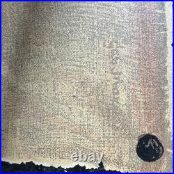 GABRIEL MAX Antique NY Litho St Veronica's Handkerchief House Of Art Jesus Eyes