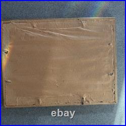 GABRIEL MAX Antique NY Litho St Veronica's Handkerchief House Of Art Jesus Eyes