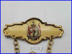 GOD SAVE POLAND Religious Pin Badge Medal Vintage Antique RARE Boze Zbaw Polske