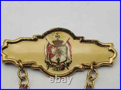 GOD SAVE POLAND Religious Pin Badge Medal Vintage Antique RARE Boze Zbaw Polske