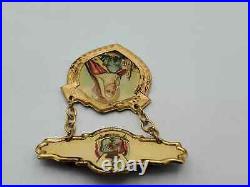 GOD SAVE POLAND Religious Pin Badge Medal Vintage Antique RARE Boze Zbaw Polske