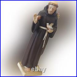 GOEBEL Porcelain Figure Fine Original Vintage Art Statue Saint Francis of Assisi