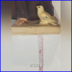 GOEBEL Porcelain Figure Fine Original Vintage Art Statue Saint Francis of Assisi