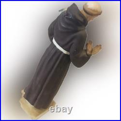 GOEBEL Porcelain Figure Fine Original Vintage Art Statue Saint Francis of Assisi