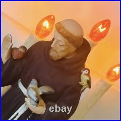 GOEBEL Porcelain Figure Fine Original Vintage Art Statue Saint Francis of Assisi