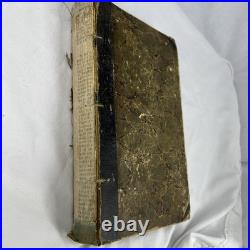 German 1843 Antique Christian Book The Saints in Their Walk Before God Wirth