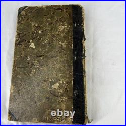 German 1843 Antique Christian Book The Saints in Their Walk Before God Wirth