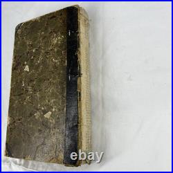 German 1843 Antique Christian Book The Saints in Their Walk Before God Wirth