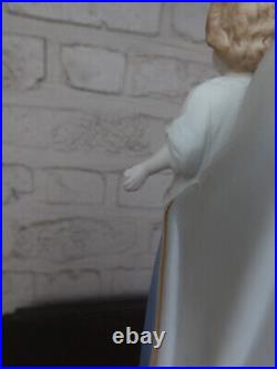 German bisque porcelain madonna statue figurine religious