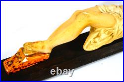 Giant Vintage Religious Crucifix Nun's Convent Wall Hanging Christus Cross 29