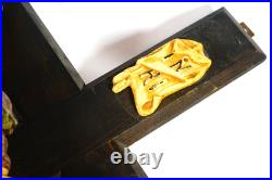 Giant Vintage Religious Crucifix Nun's Convent Wall Hanging Christus Cross 29