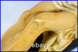 Giant Vintage Religious Crucifix Nun's Convent Wall Hanging Christus Cross 29