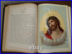 God's Kingdom On Earth-Antique Rare German Religious Book 1904 Illustrated