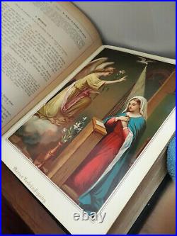 God's Kingdom On Earth-Antique Rare German Religious Book 1904 Illustrated