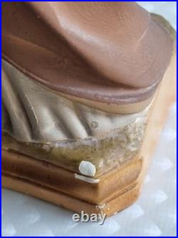 Gorgeous French antique Saint Joseph Jesus statue religious