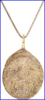 Gothic European Religious Pendant, 14th-15th Century Ad