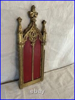 Gothic Revival Reliquary Shrine Wall Panel 19th Century Religious Antique Gothic Revival Reliquary Shrine Wall Panel 19th Century Religious Antique