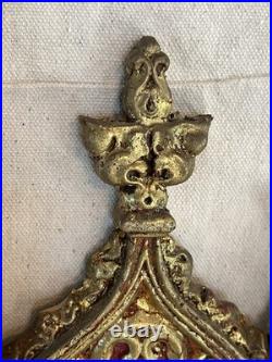 Gothic Revival Reliquary Shrine Wall Panel 19th Century Religious Antique Gothic Revival Reliquary Shrine Wall Panel 19th Century Religious Antique