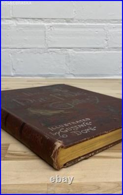 Gustave Dore Bible Gallery1883 Large Antique Book Gothic Religious Illustrations