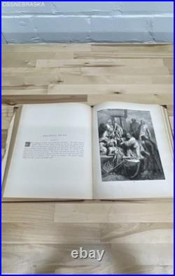 Gustave Dore Bible Gallery1883 Large Antique Book Gothic Religious Illustrations