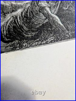 Gustave Dore The Brazen Serpent Antique Bible Wood Engraving L Dumont 1883