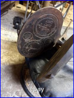 HUGE DEAL Antique Primitive Communion Wafer Iron with Religious Symbols