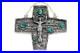 HUGE-Rare-BRUTALIST-Stoneware-malachite-stones-Crucifix-cross-religious-christ-01-bp