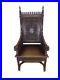 Handsome-Antique-French-Gothic-Throne-Arm-Chair-19th-Century-Oak-Religious-01-hme