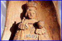 High relief wood carving Religious