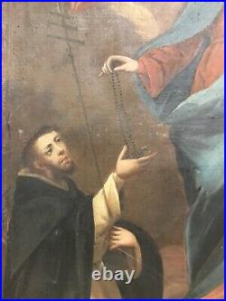 Huge 17th/18th Century Antique Oil painting on canvas Religious OLD MASTER