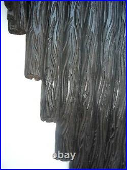 Huge Antique Black Forest Carved Wall Chapel For (religious) Statue Figurine