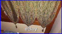 Important Large Antique Religious Silk Embroidery Needlework 1850 french church