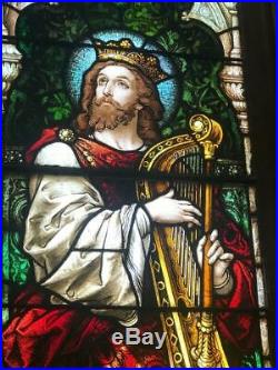 Incredible St. David Mayer Of Munich Church Religious Stained Glass Window