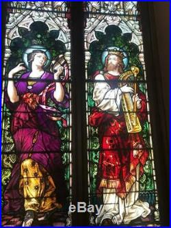 Incredible St. Miriam Mayer Of Munich Church Religious Stained Glass Window