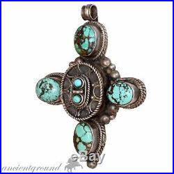 Intact Wearable Solid Silver 1800 Ad Religious Crucifix Pendant With Safe