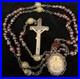 Irish-Horn-Rosary-Antique-Vintage-1900-s-Beautiful-Catholic-Prayer-Religious-01-ozob