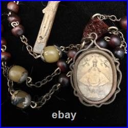 Irish Horn Rosary Antique Vintage 1900's Beautiful Catholic Prayer Religious