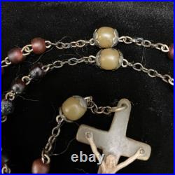Irish Horn Rosary Antique Vintage 1900's Beautiful Catholic Prayer Religious
